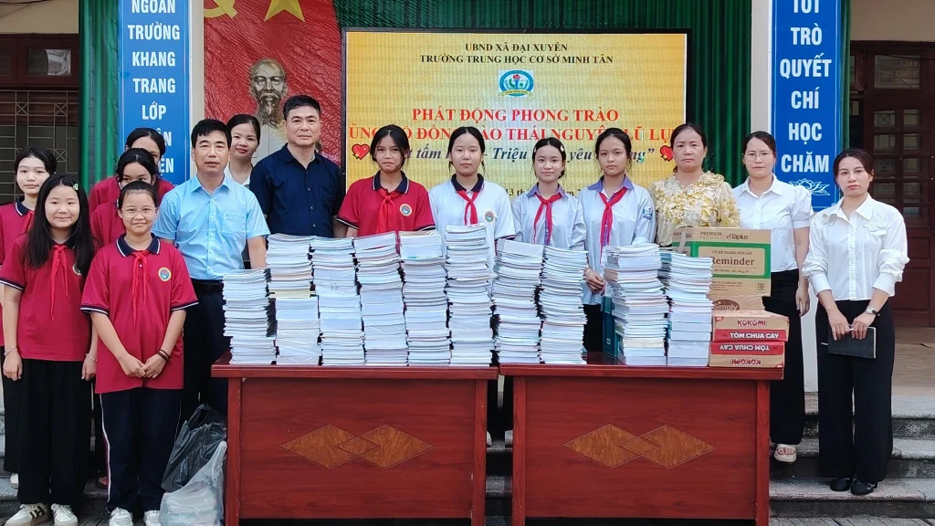 THCS Minh Tân đã phát động phong trào “Một tấm lòng – Triệu niềm yêu thương”